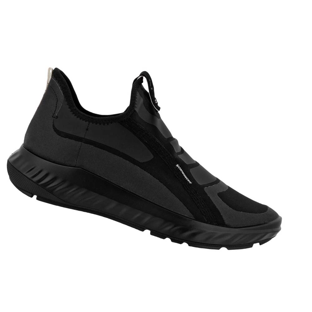 Női Ecco Ath-1fw Alpha Slip On Tornacipő Fekete | HU 202LIS